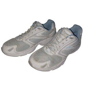 Avia Womens Sneakers Size 9.5 White Light Blue Running Walking Shoes